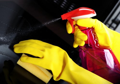Local cleaners preparing a Lambeth flat for handover