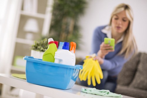 Professional bathroom and kitchen cleaning for a short-let property in Lambeth